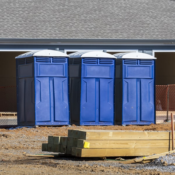 do you offer hand sanitizer dispensers inside the porta potties in Pleasant Valley Iowa